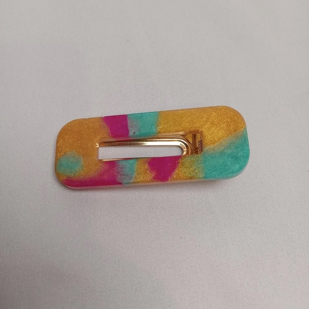 5/$25 Handmade Multicolor Hair Clip
